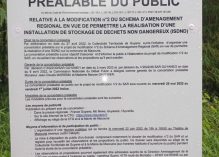 Projet de décharge à Macouria : la modification du SAR reportée sine die