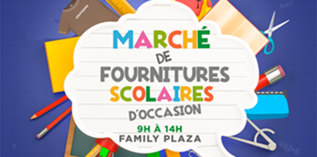 1re édition du Marché de fournitures scolaires d’occasion