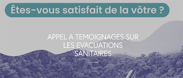 Appel à témoignages sur les évacuations sanitaires (EVASAN)