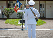 Changement de commandant à la base navale de Dégrad-des-Cannes