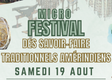 Micro-festival des savoir-faire traditionnels amérindiens