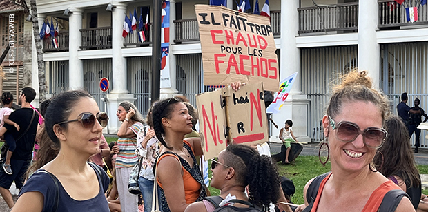 Un rassemblement pour battre l’extrême droite en Guyane