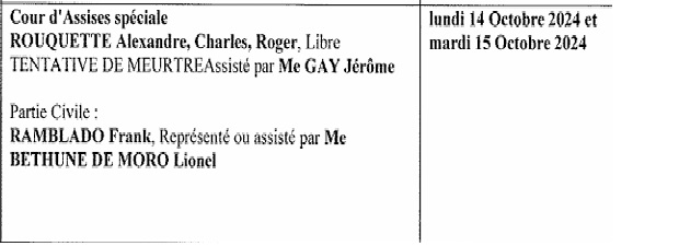 9 coups de couteau pour enduire du secrétaire de l’Etat major contre le commandant adjoint du 33ème Rima