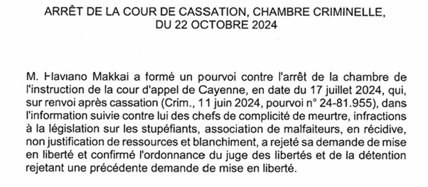 Incroyable mais vrai : la Cour de cassation intervient maintenant en faveur de Flaviano Makkai !