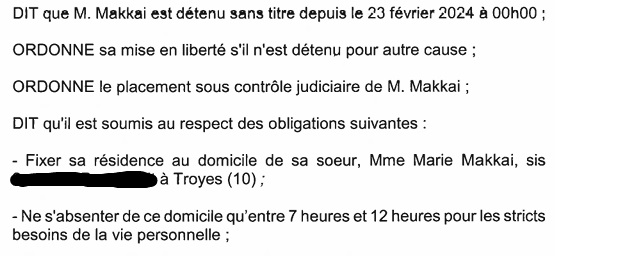 Marie Makkai la soeur de Flaviano Makkai qui doit l’héberger a, elle aussi, fait partie d’un réseau de trafic de cocaïne