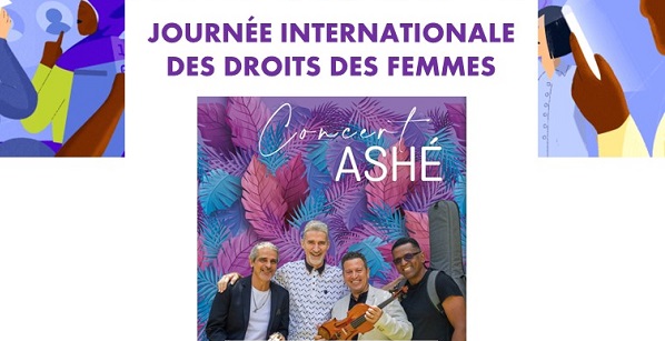 Ashé en concert   