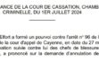 Affaire du carbet de Saut Maripa où une lycéeene de 17 ans a perdu la vie : la Cour de Cassation confirme la mise en examen de Georges Elfort pour « homicide involontaire et blessures involontaires »